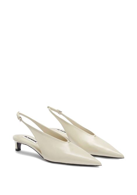 Pumps a punta con cinturino in avorio Jil Sander - donna JIL SANDER | J15WP0128P6521277
